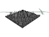 LA Downtown 3D Model preview