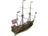 La Sirene Ship Of Line 3D Model preview