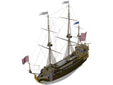 La Sirene Ship Of Line 3D Model