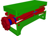 Lab Scissor Jack 3D Model preview