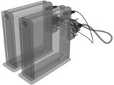 Lacie Hard Drive 3D Model