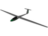 LAK-11 Nida Glider 3D Model preview