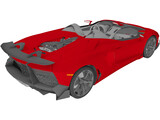 Lamborghini Aventador J 3D Model