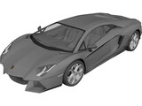 Lamborghini Aventador LP700-4 (2012) 3D Model preview