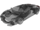 Lamborghini Aventador LP700-4 (2012) 3D Model