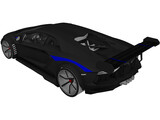 Lamborghini Aventador [Tuned] 3D Model