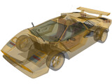 Lamborghini Countach (1978) 3D Model