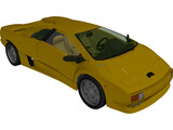 Lamborghini Diablo (1990) 3D Model