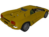 Lamborghini Diablo (1990) 3D Model