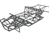 Lamborghini Diablo Frame 3D Model preview