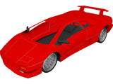 Lamborghini Diablo 3D Model preview