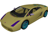 Lamborghini Gallardo 3D Model preview