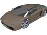 Lamborghini Gallardo 3D Model preview