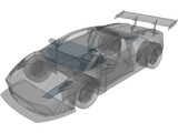 Lamborghini Gallardo GT3 Cup 3D Model