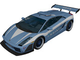 Lamborghini Gallardo Italian Police 3D Model preview