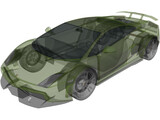 Lamborghini Gallardo LP570-4 Superleggera (2011) 3D Model
