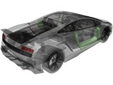 Lamborghini Gallardo LP570-4 Superleggera (2011) 3D Model