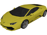 Lamborghini Huracan LP610-4 (2015) 3D Model preview