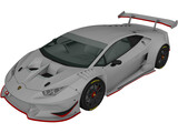 Lamborghini Huracan LP620-2 Super Trofeo (2014) 3D Model preview