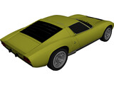 Lamborghini Miura P400 3D Model preview