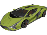 Lamborghini Sian (2020) 3D Model preview