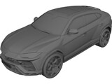 Lamborghini Urus (2018) 3D Model preview