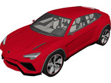 Lamborghini Urus Concept 3D Model preview