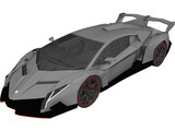 Lamborghini Veneno (2013) 3D Model preview