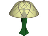 Lamp Table 3D Model preview