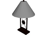Lamp Table 3D Model preview