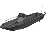 Lancha Pesca Deportiva 3D Model preview
