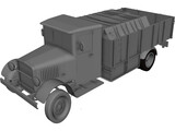 Lancia 3RO 3D Model preview
