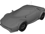 Lancia Stratos Fenomenon Concept (2005) 3D Model preview