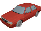 Lancia Thema 8.32 (1987) 3D Model preview