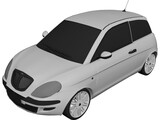 Lancia Ypsilon (2003) 3D Model preview