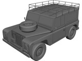 Land Rover (1972) 3D Model preview
