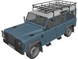 Land Rover Defender 110 3D Model preview