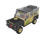 Land Rover Defender 110 Camel Trophy 3D Model preview
