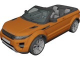 Land Rover Evoque Cabriolet 3D Model preview