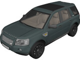 Land Rover Freelander 3D Model preview