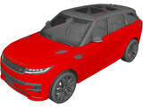 Land Rover Range Rover Sport (2023) 3D Model preview