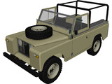 Land Rover Series IIa 88 3D Model preview