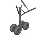 Landing Gear Nose TriStar 3D Model preview