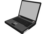 Laptop 3D Model preview