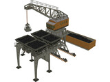 Large Coaling Station 3D Model preview