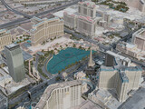 Las Vegas City, The Strip, USA (2020) 3D Model preview