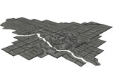 Fort Lauderdale Downtown 3D Model preview