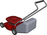 Lawn Mower 3D Model preview