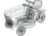 Lawnmower Riding 3D Model
