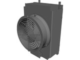 LC-200 TEC Air Cooled Liquid Chiller 3D Model preview